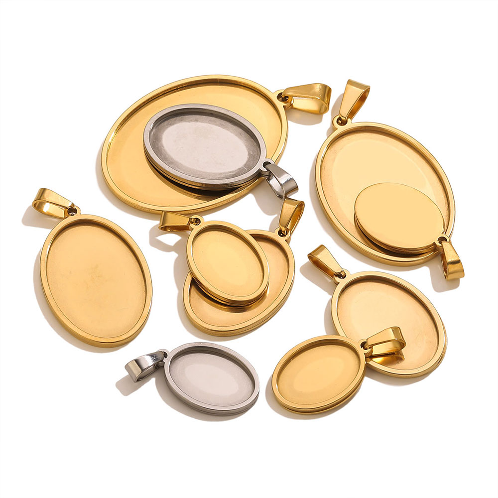 5PCS Stainless Steel Charms Go - Jewelry Making Tray avaliação e preço