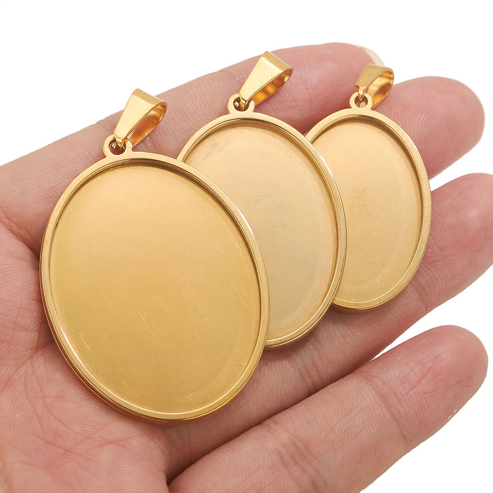 5PCS Stainless Steel Charms Go - Jewelry Making Tray avaliação e preço