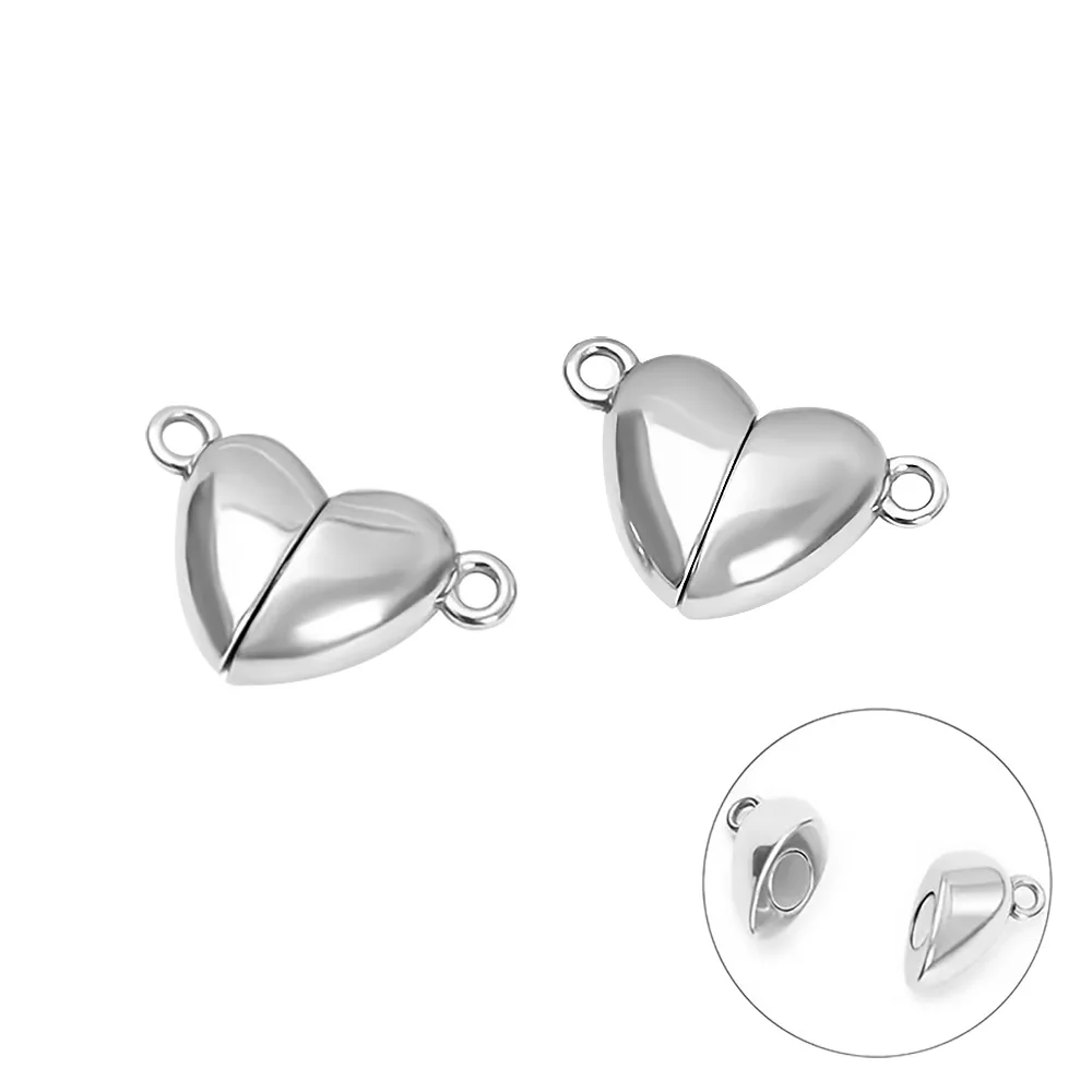 5Pairs Love Heart Magnetic Con - Jewelry Making For Couples avaliação e preço