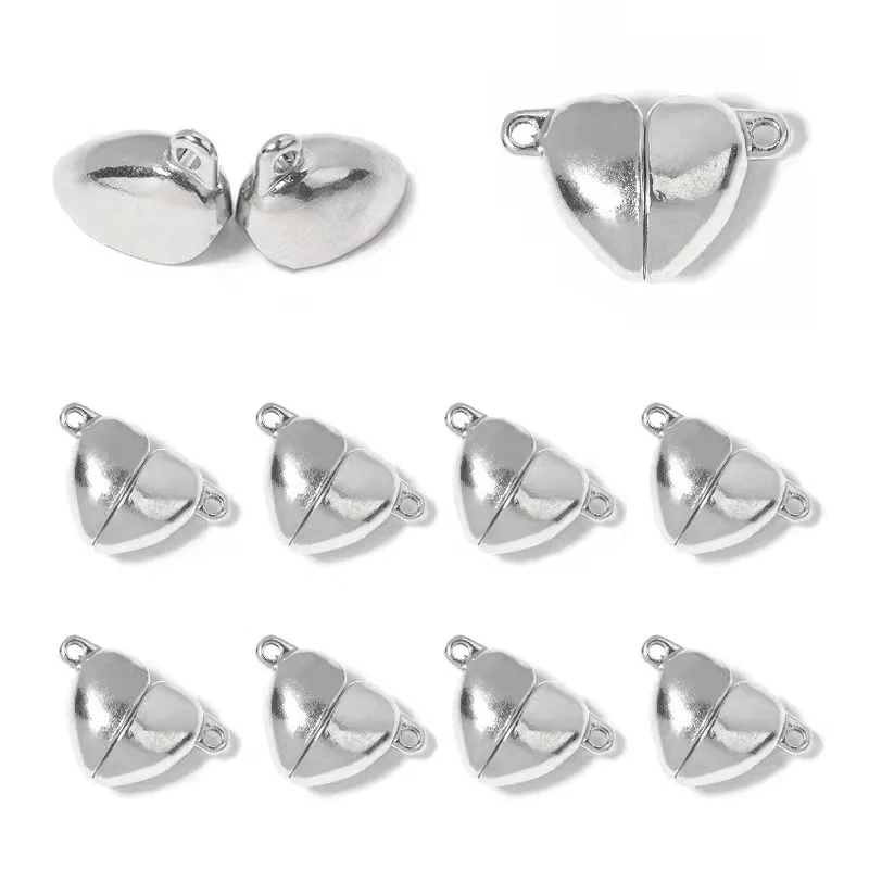 5Pairs Love Heart Magnetic Con - Jewelry Making For Couples avaliação e preço