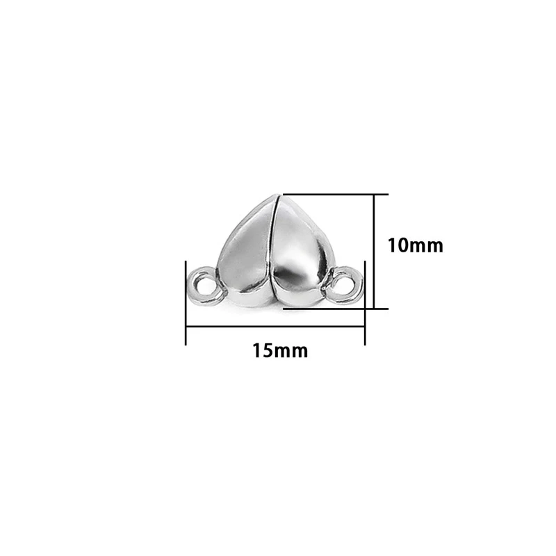 5Pairs Love Heart Magnetic Con - Jewelry Making For Couples avaliação e preço