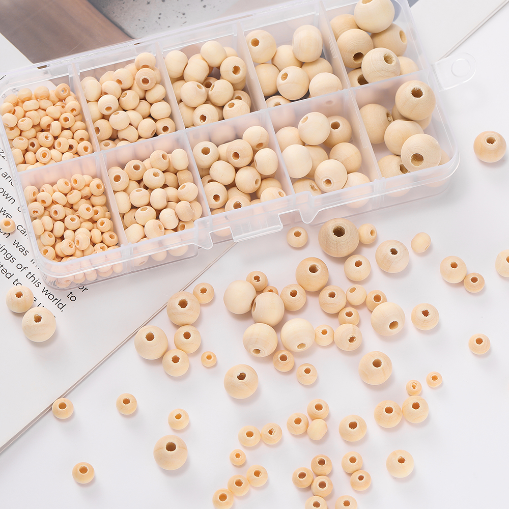 372pcs/Lots 4-12mm Round Ball  - Jewelry Making Diy Kit avaliação e preço