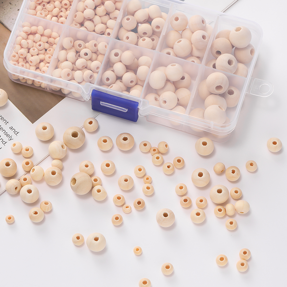 372pcs/Lots 4-12mm Round Ball  - Jewelry Making Diy Kit avaliação e preço