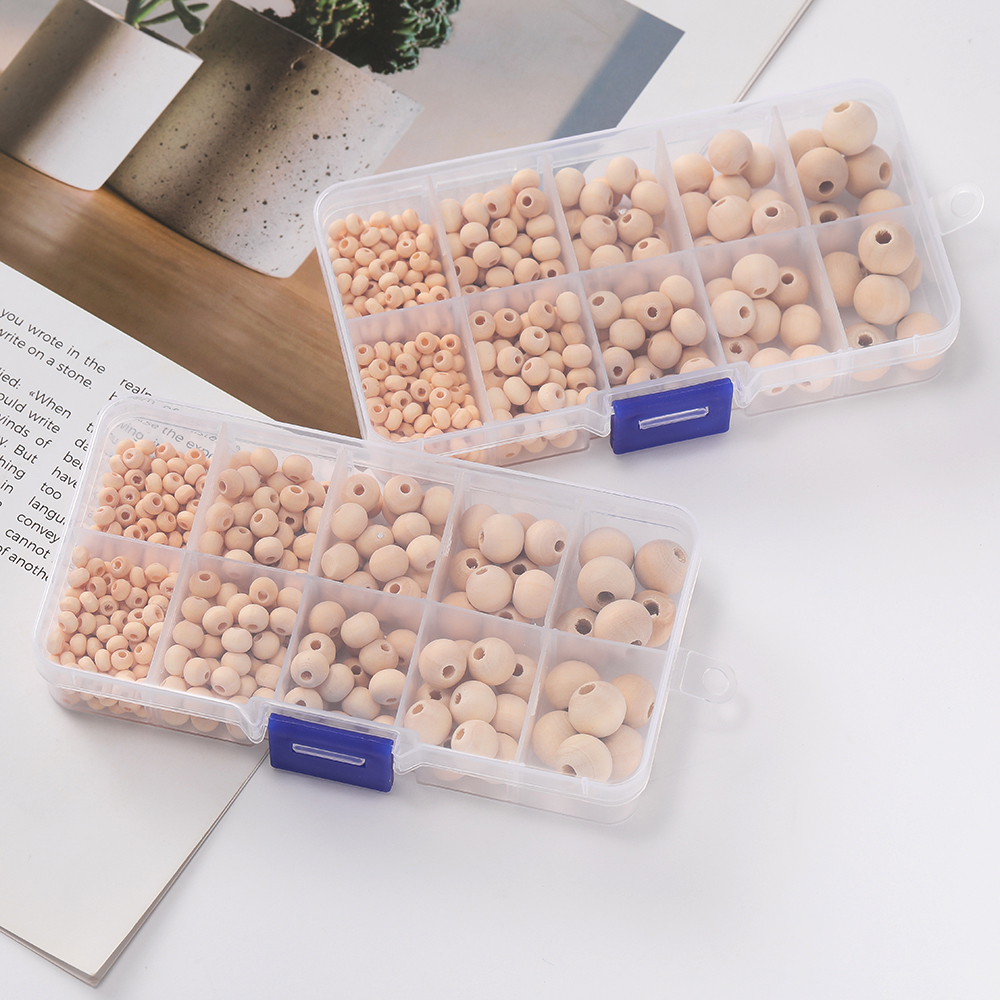 372pcs/Lots 4-12mm Round Ball  - Jewelry Making Diy Kit avaliação e preço