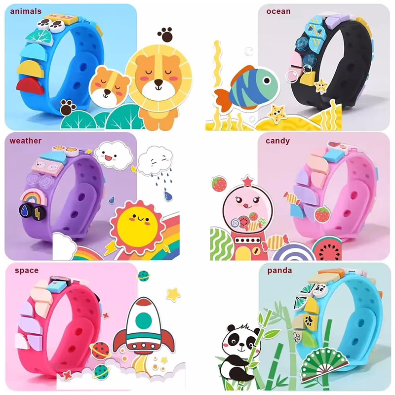 6Pcs/set Kids Building Blocks  - Jewelry Making Diy Kit avaliação e preço