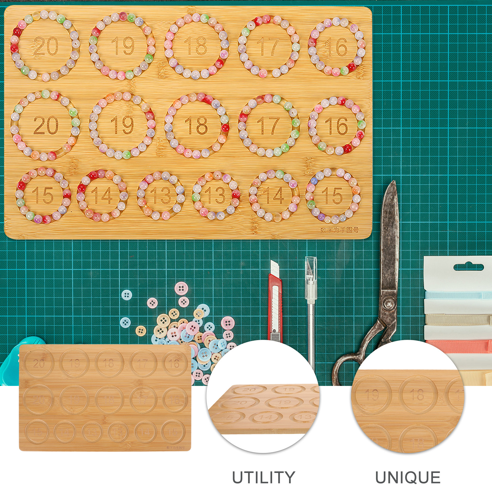 Stable Bead Design Board Tray  - Jewelry Making Board avaliação e preço