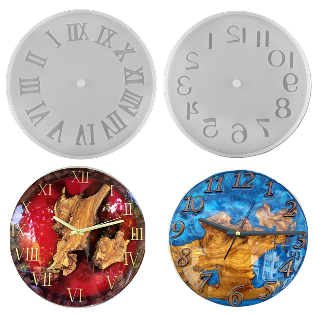 Clock Resin Molds Arabic Roman - Jewelry Making Techniques avaliação e preço