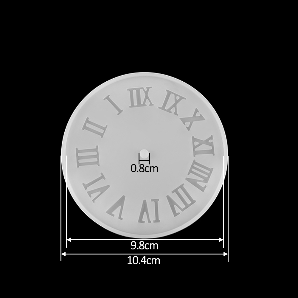 Clock Resin Molds Arabic Roman - Jewelry Making Techniques avaliação e preço