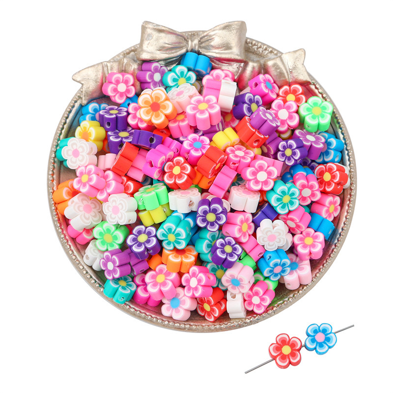 100Pcs Random Style Polymer Cl - Jewelry Making In Clay avaliação e preço