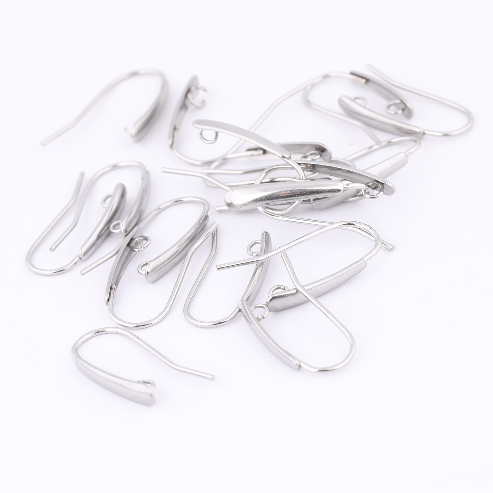 40pcs Stainless Steel Earring  - Jewelry Making Wire avaliação e preço