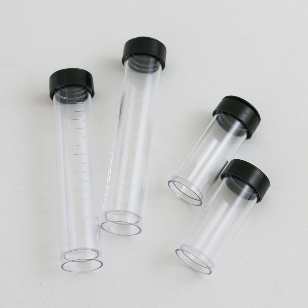 2pcs Empty 10ml 20ml  clear pl - Crimp Bead Tube avaliação e preço
