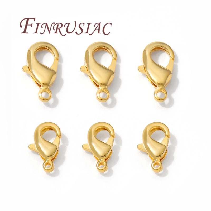 10mm 12mm 18K Gold Plated Lobs - Jewelry Making Gold avaliação e preço