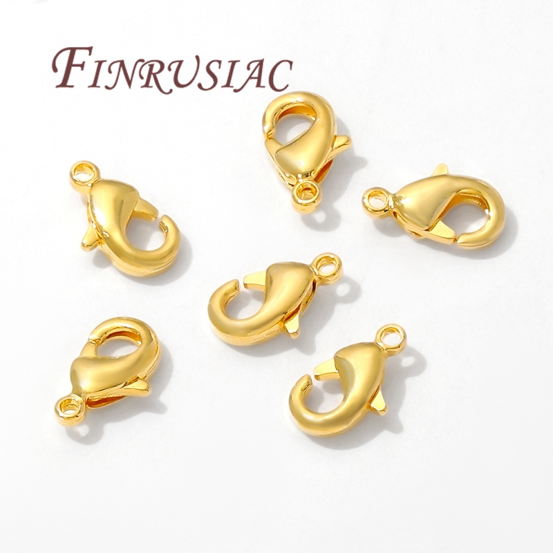 10mm 12mm 18K Gold Plated Lobs - Jewelry Making Gold avaliação e preço