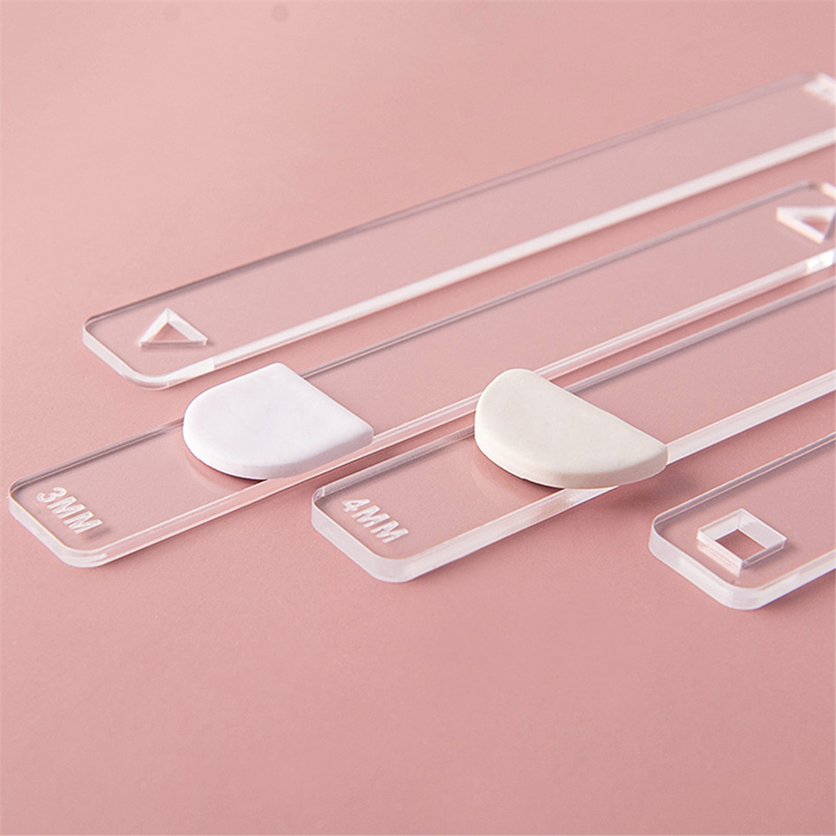 New on-10Pc/Set Clay Ruler Acr - Jewelry Making Guide avaliação e preço