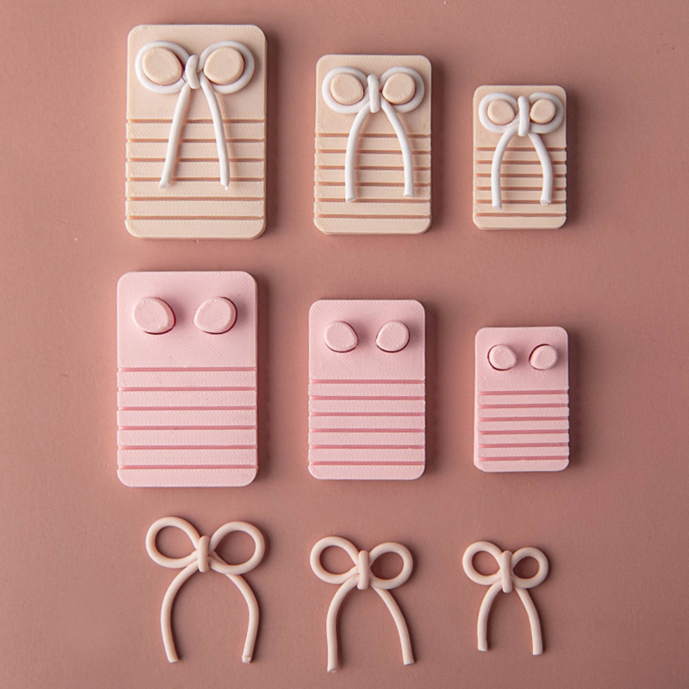 Polymer Clay Bow Mold Earrings - Jewelry Making Guide avaliação e preço