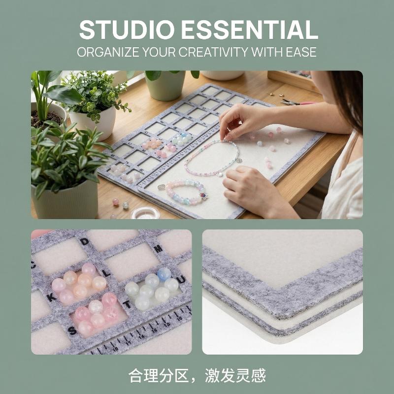 Making Felt Bead Mat with CM A - Jewelry Making Board avaliação e preço
