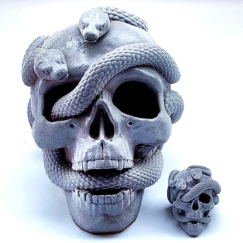 New product in 2021! Skull sna - Jewelry Making Techniques avaliação e preço