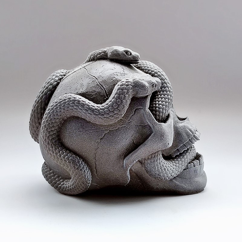 New product in 2021! Skull sna - Jewelry Making Techniques avaliação e preço