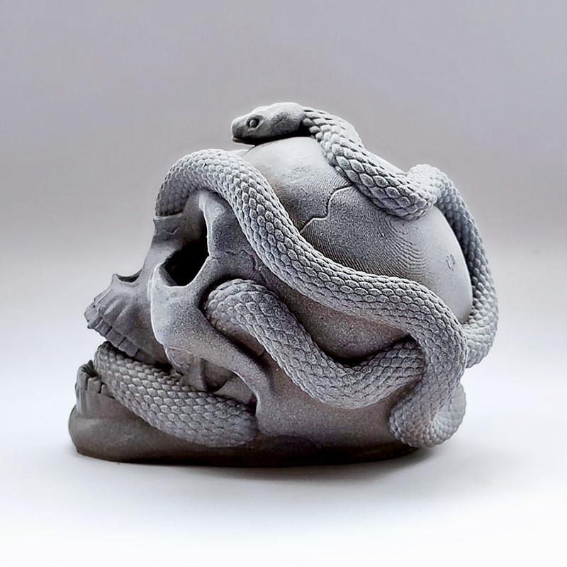 New product in 2021! Skull sna - Jewelry Making Techniques avaliação e preço