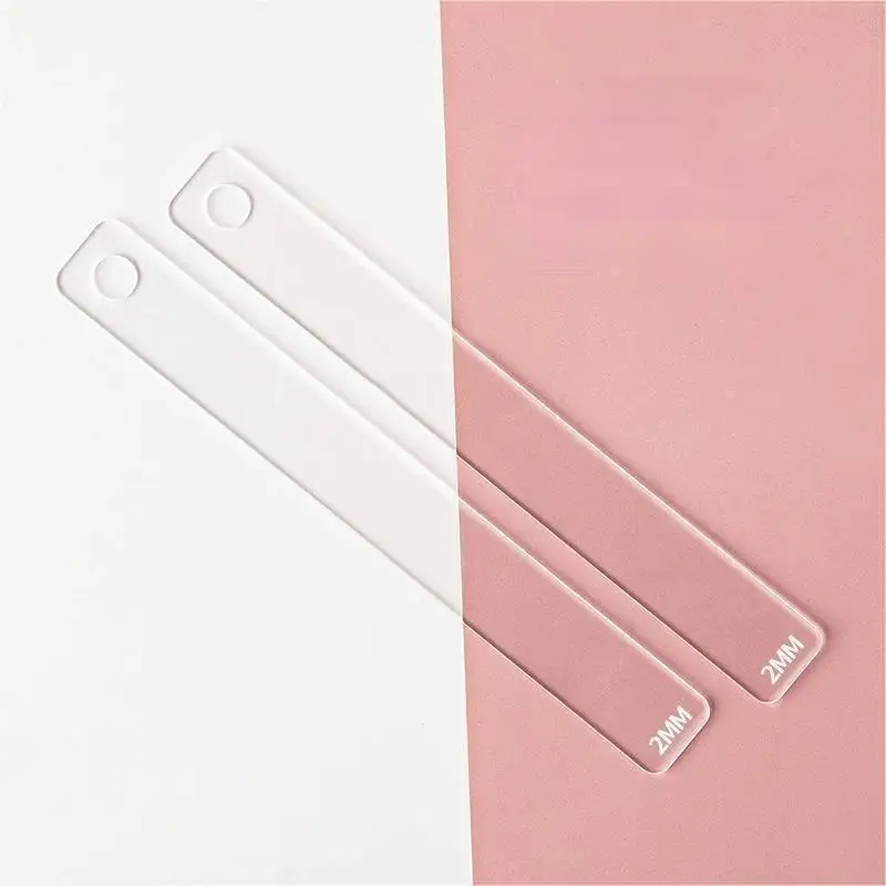 10pcs Clay Ruler Acrylic Soft  - Jewelry Making Guide avaliação e preço