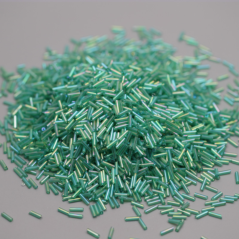 New Green color 450pcs 2x6mm L - Crimp Bead Tube avaliação e preço