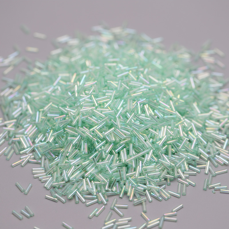 New Green color 450pcs 2x6mm L - Crimp Bead Tube avaliação e preço