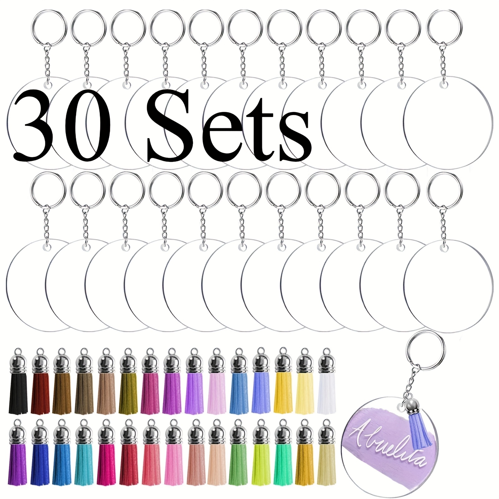 30Sets DIY Classics Fashion Ta - Jewelry Making Hoops avaliação e preço