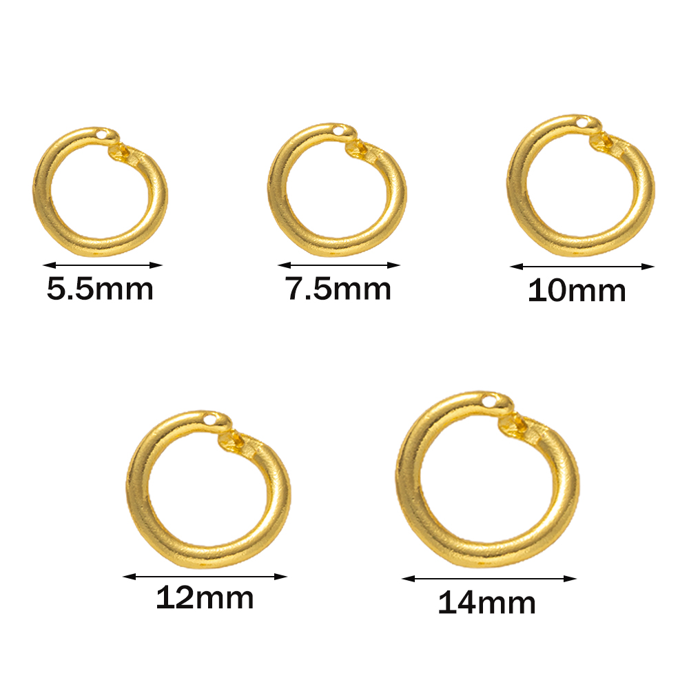 10pcs 18K Gold Plated Brass Lo - Jewelry Making Looper Tool avaliação e preço