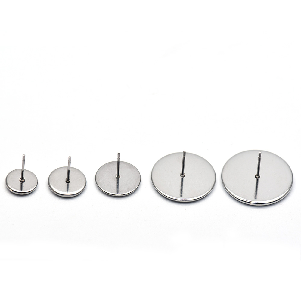 10pcs 316 Stainless Steel Blan - Jewelry Making Tray avaliação e preço