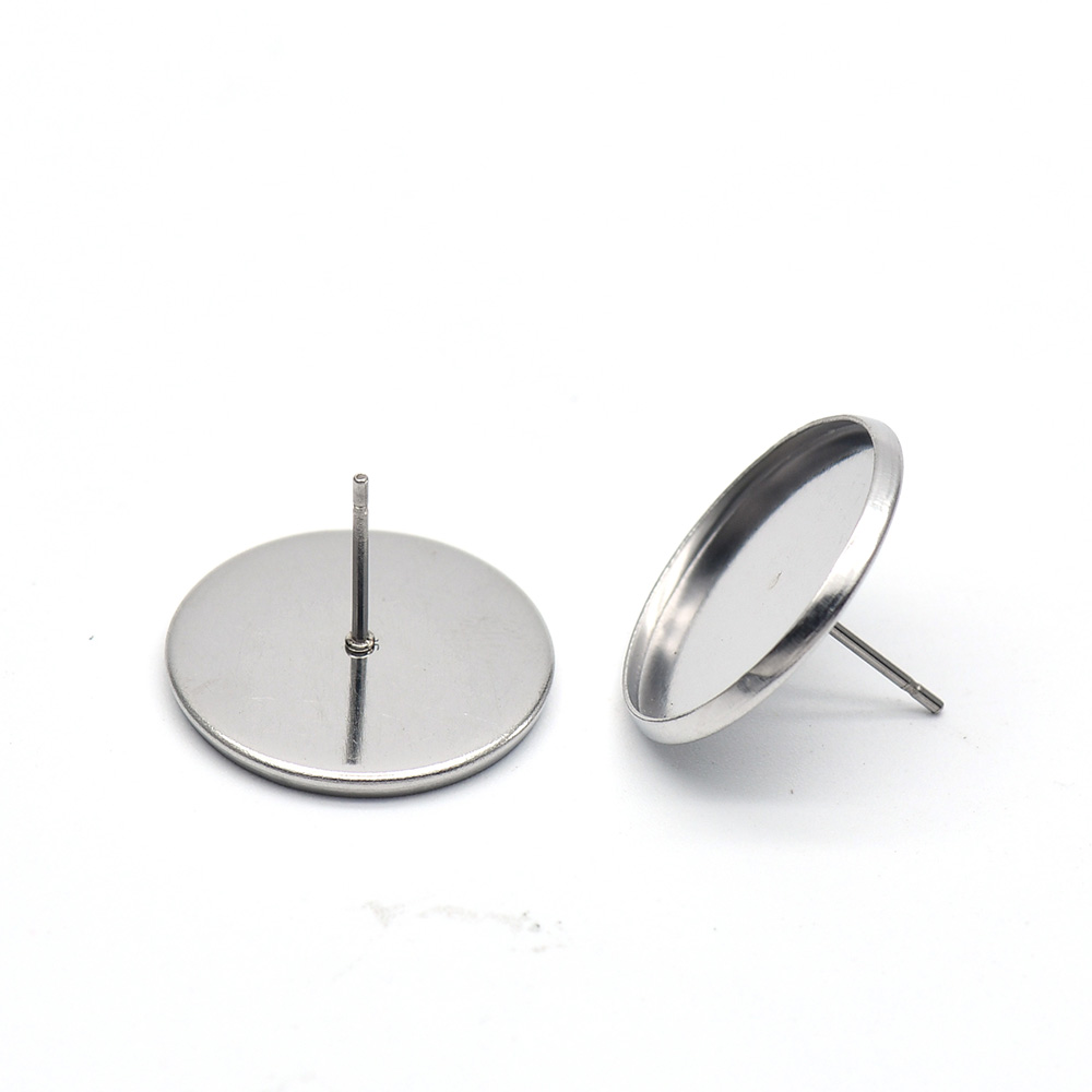 10pcs 316 Stainless Steel Blan - Jewelry Making Tray avaliação e preço
