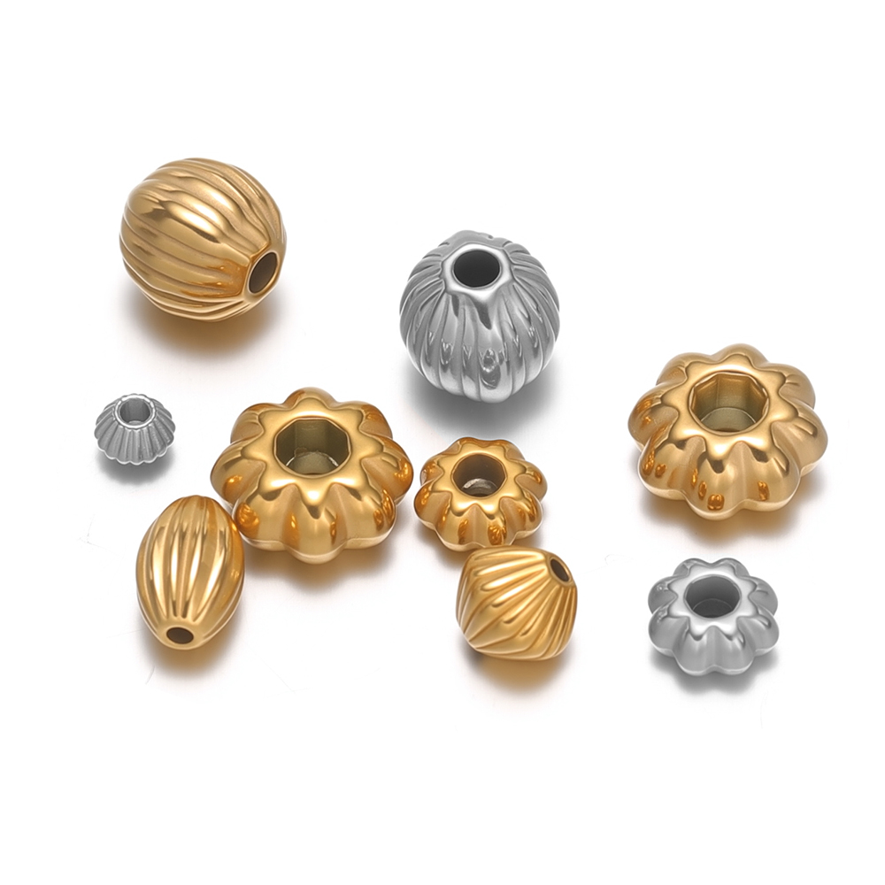 20Pcs Stainless Steel Flower B - Crimp Bead Tube avaliação e preço
