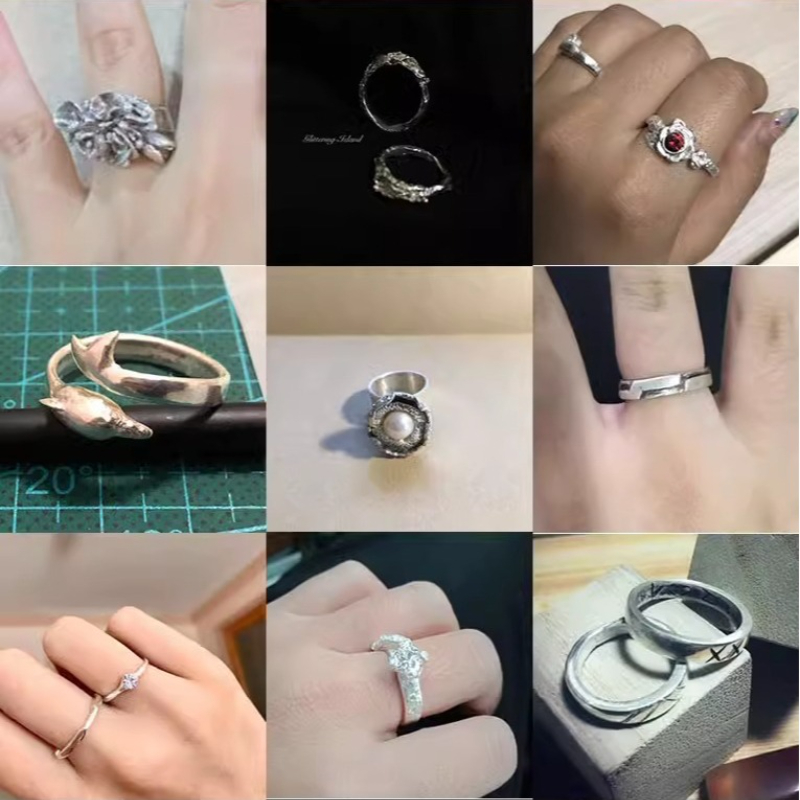 999 Pure Silver Clay Jewelry M - Jewelry Making Ring Tool avaliação e preço
