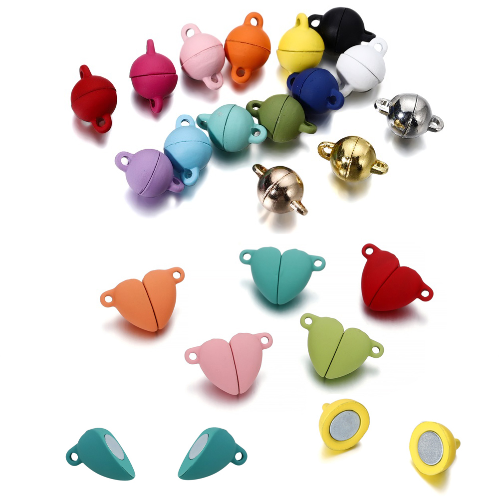 5pairs Love Heart Magnet Conne - Jewelry Making For Couples avaliação e preço
