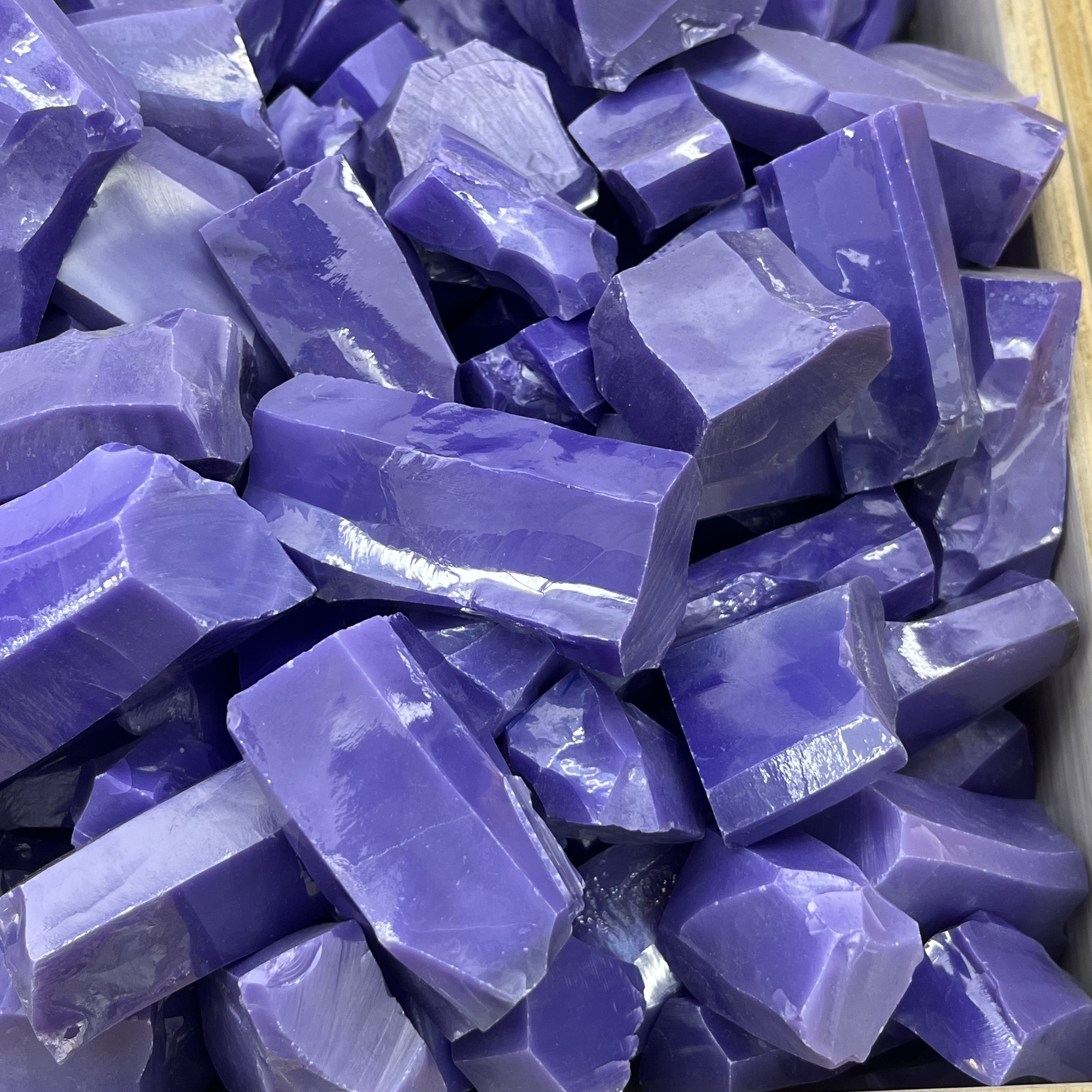 1kg Deep Purple Milky Zircon R - Jewelry Making Raw Materials avaliação e preço