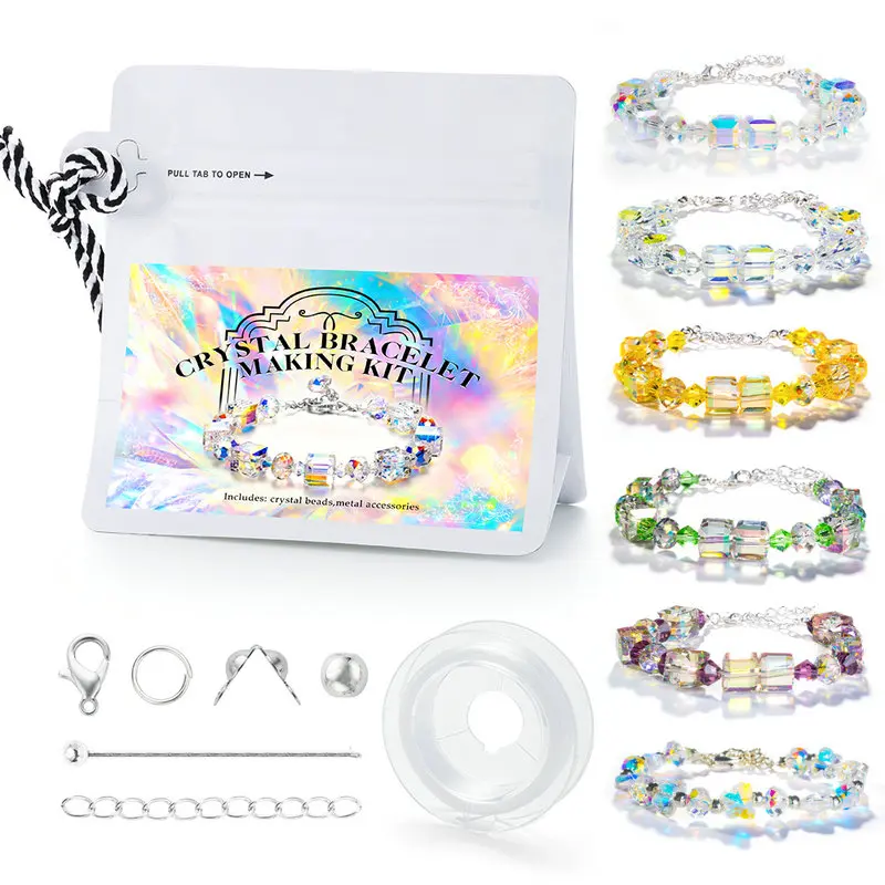 Bracelet Making Kit AB Color G - Jewelry Making Diy Kit avaliação e preço