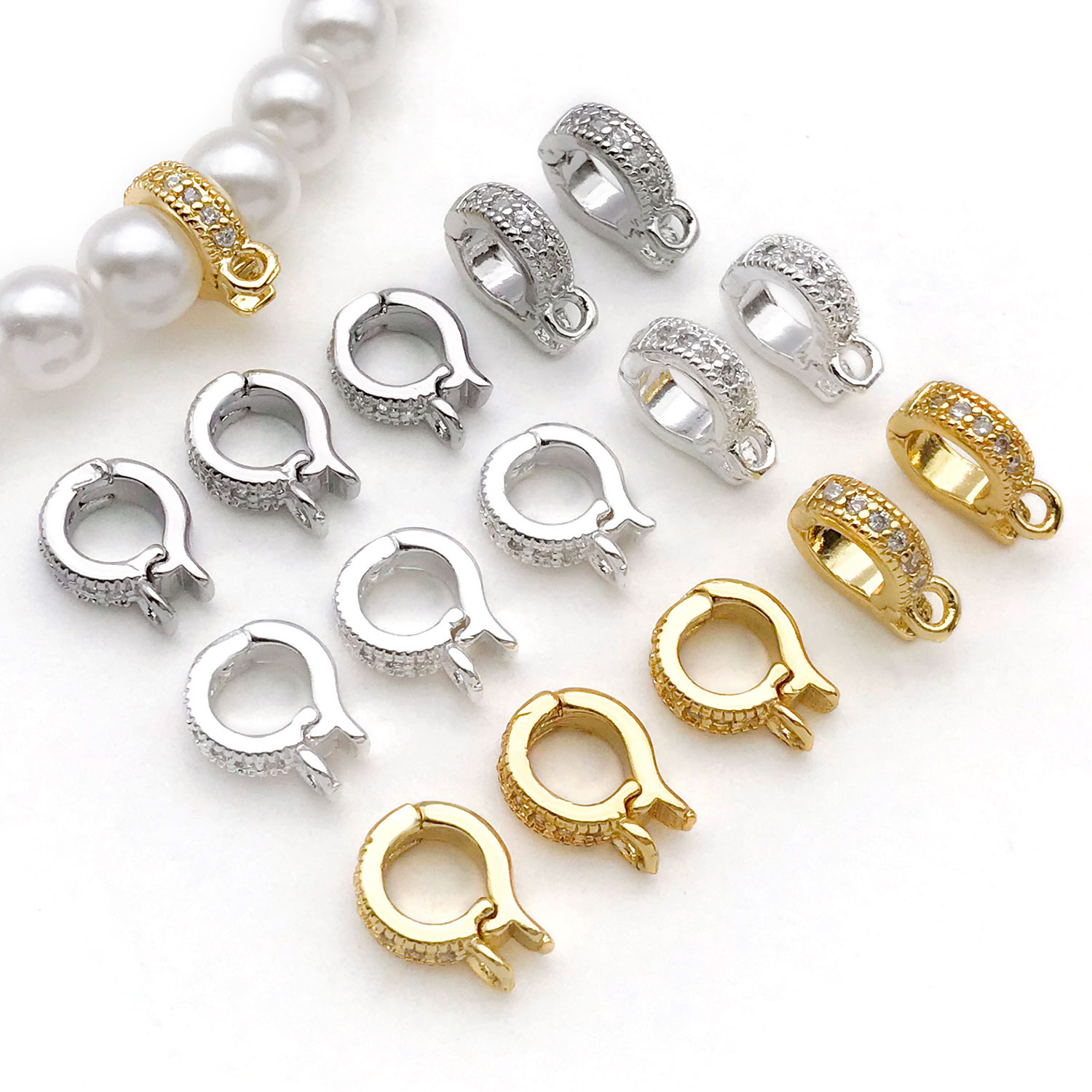 5pcs 18K Real Gold Plated Bras - Jewelry Making Gold avaliação e preço