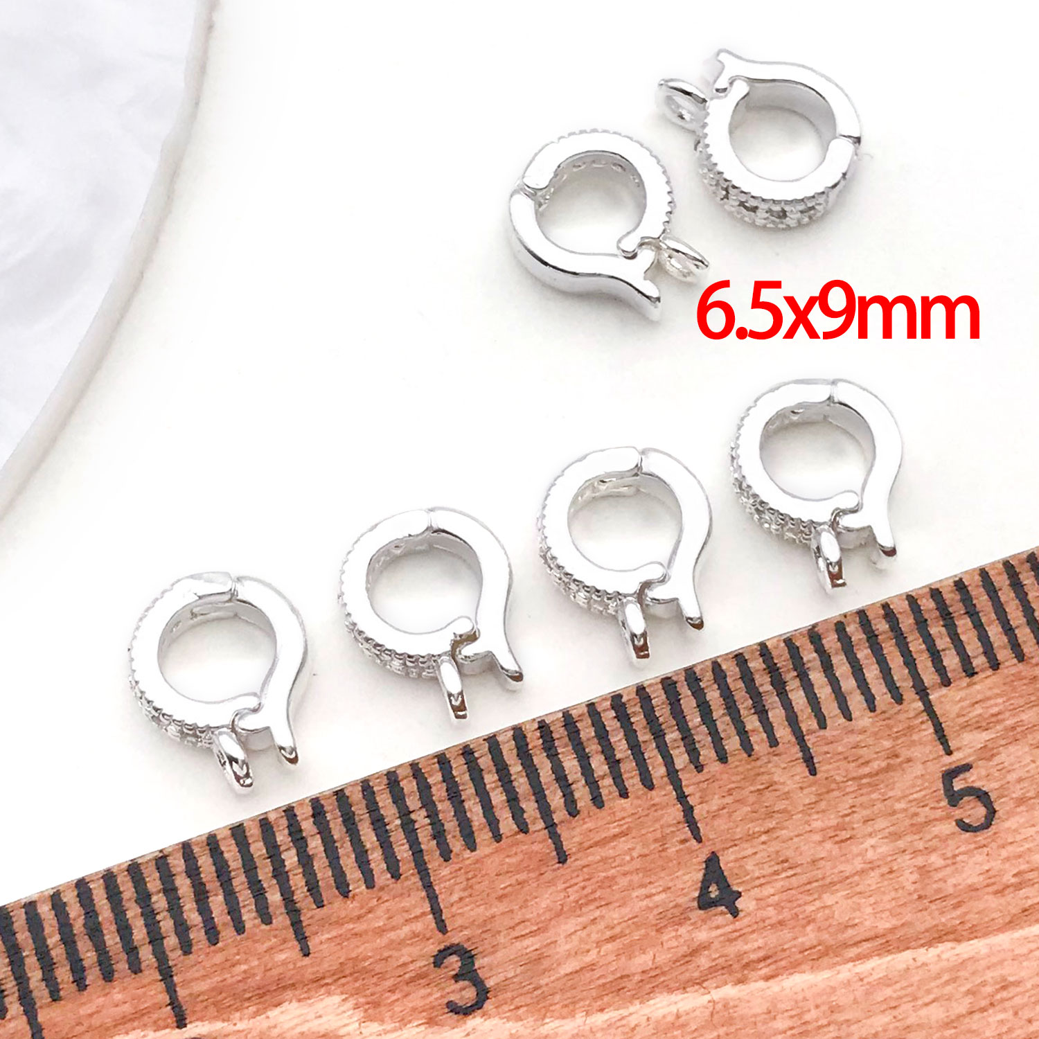 5pcs 18K Real Gold Plated Bras - Jewelry Making Gold avaliação e preço