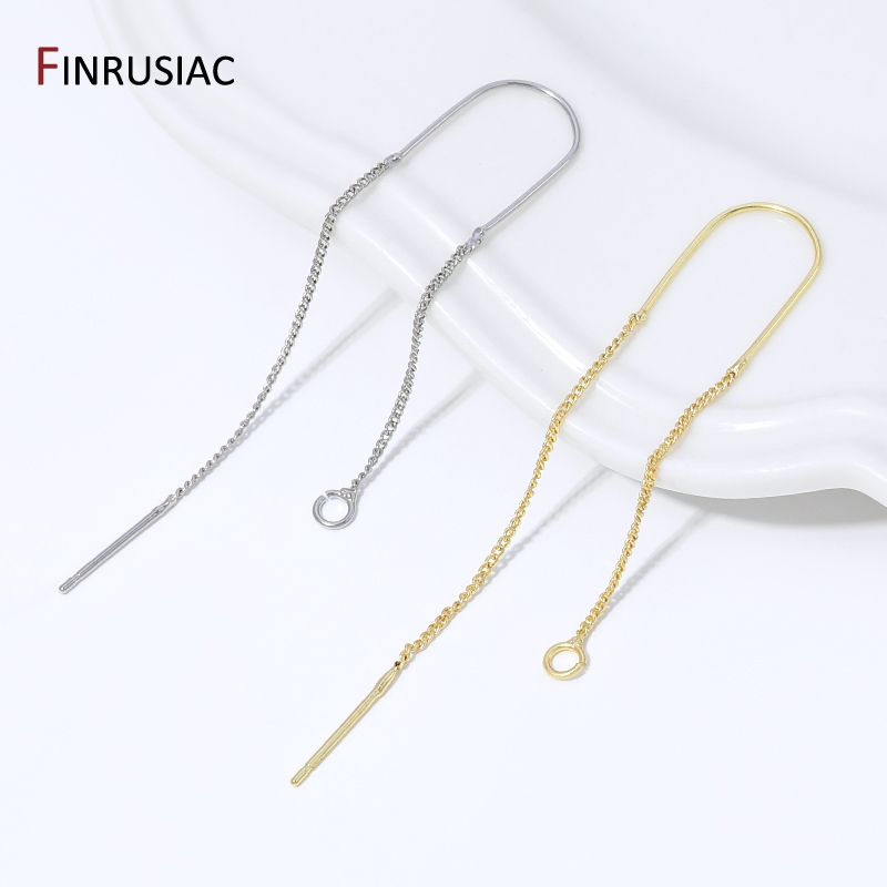 18K Gold Plated Brass Long Tas - Jewelry Making Wire avaliação e preço