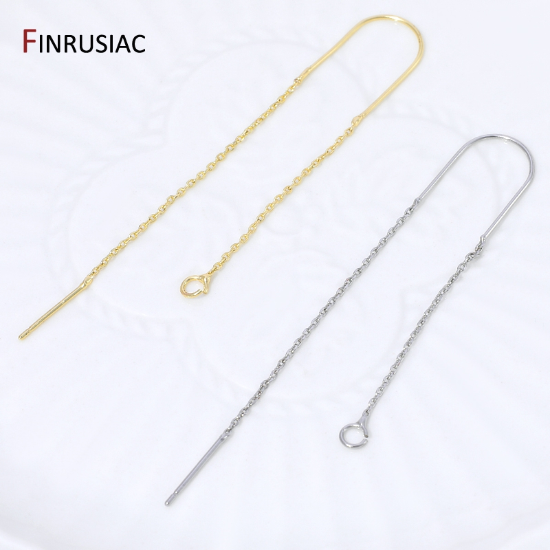 18K Gold Plated Brass Long Tas - Jewelry Making Wire avaliação e preço