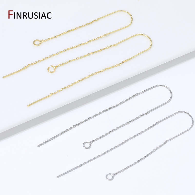 18K Gold Plated Brass Long Tas - Jewelry Making Wire avaliação e preço