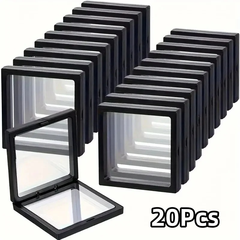 20Pcs Clearview 3D Floating Di - Jewelry Making Tray avaliação e preço