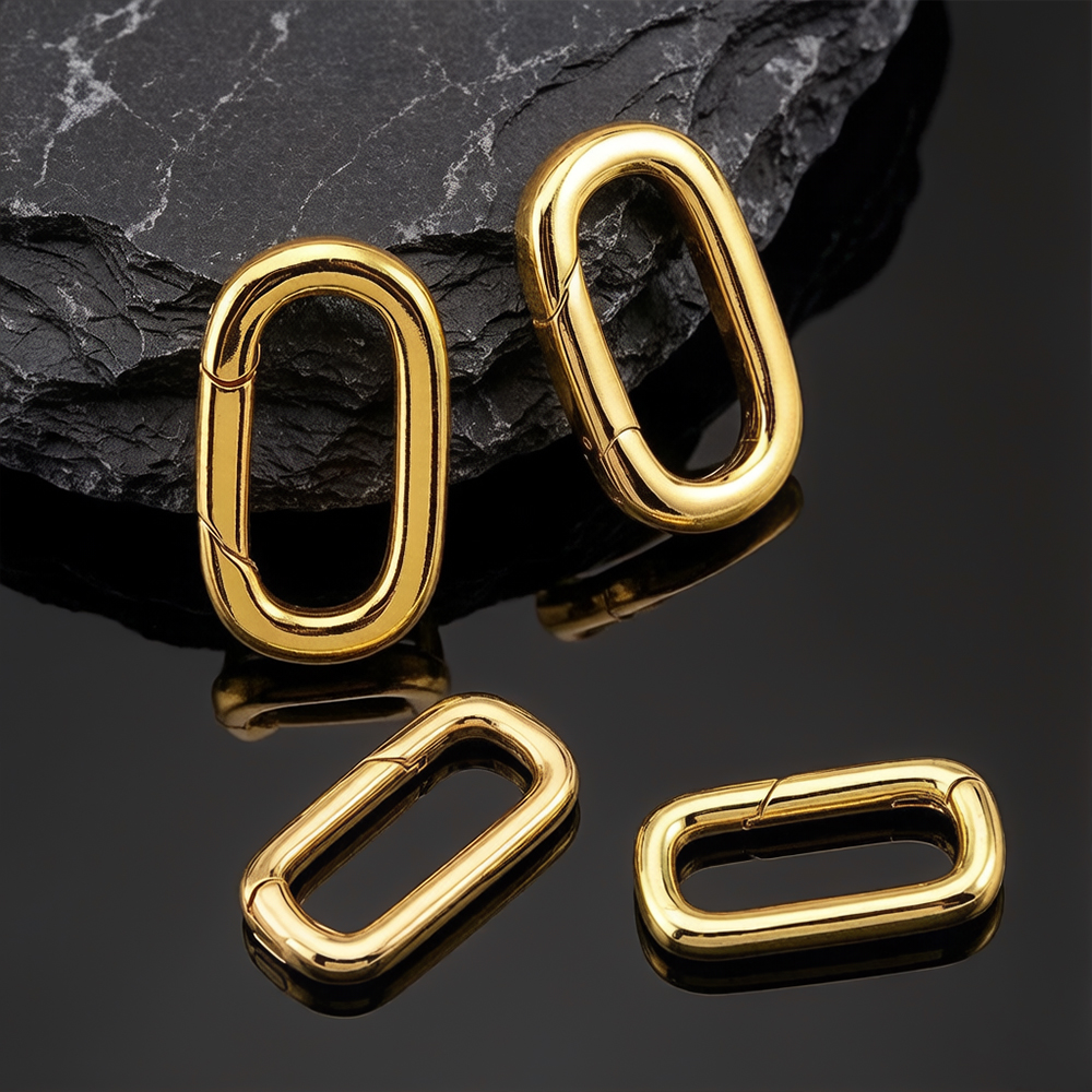 2pcs 18K Gold Plated Filled Ov - Jewelry Making Gold avaliação e preço