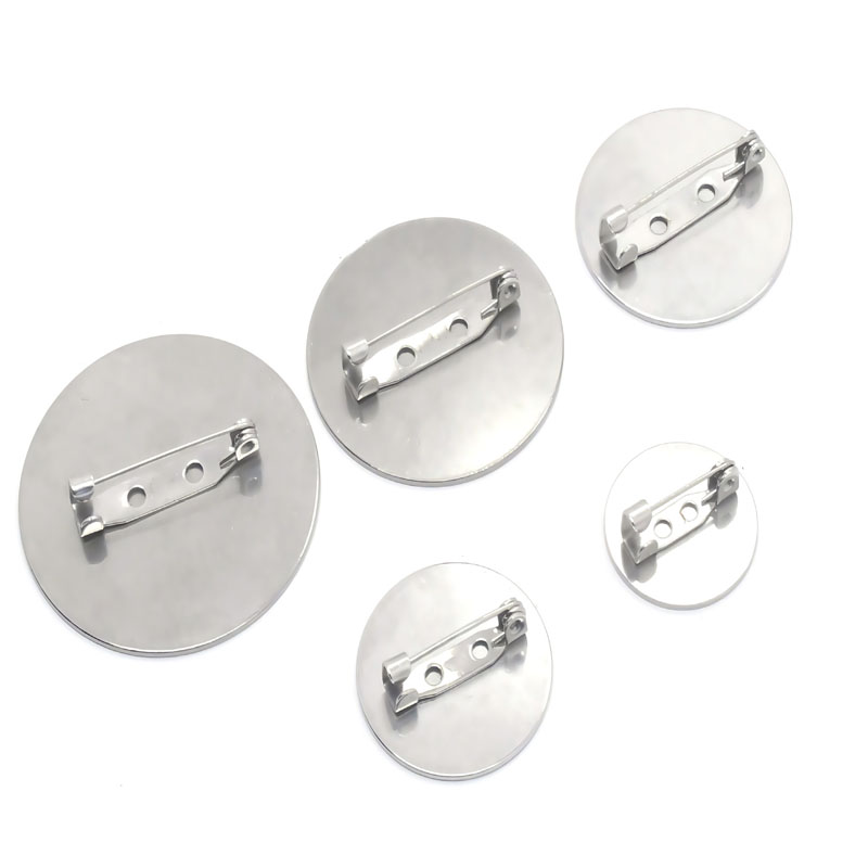 10Pcs Stainless Steel Brooch B - Jewelry Making Tray avaliação e preço
