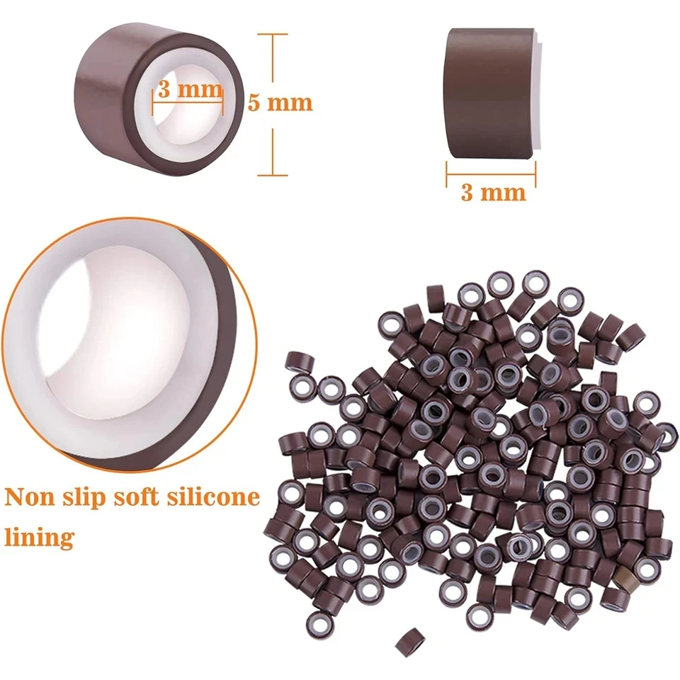 100pcs 5.0*3.0*3.0mm Micro Sil - Crimp Bead Tube avaliação e preço