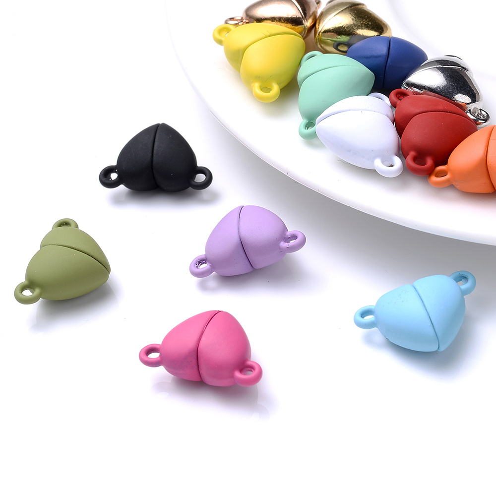 5pair Heart Magnet Connector C - Jewelry Making For Couples avaliação e preço