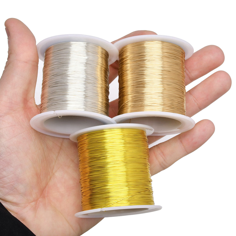 100m/328ft Fadeless Copper Cla - Jewelry Making Wire avaliação e preço