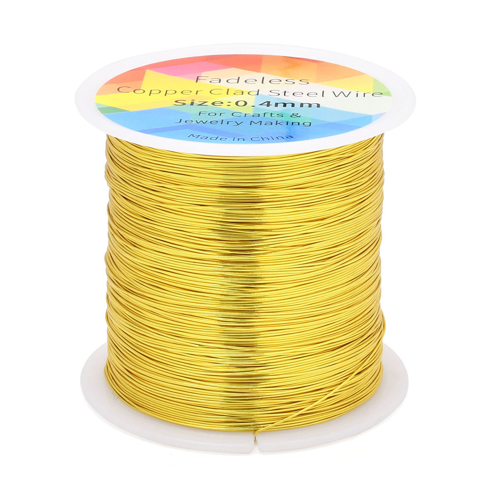 100m/328ft Fadeless Copper Cla - Jewelry Making Wire avaliação e preço
