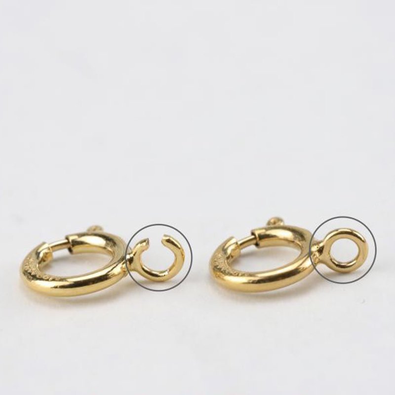 14K Gold Filled Spring Ring Cl - Jewelry Making Gold avaliação e preço