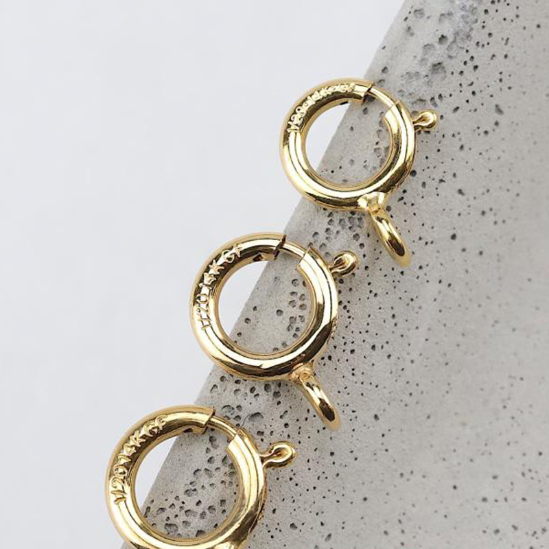 14K Gold Filled Spring Ring Cl - Jewelry Making Gold avaliação e preço